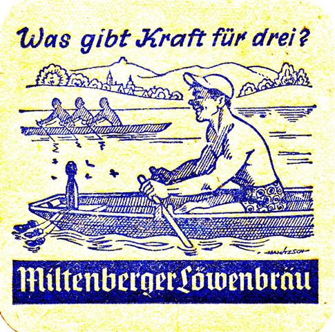 miltenberg mil-by faust l�wenbr�u quad 1b (185-ruderer-blau)
